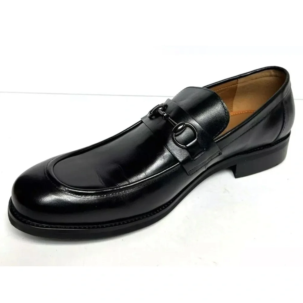 Steve Madden Men’s Ames Black Slip-On Loafers, Size 9 M.